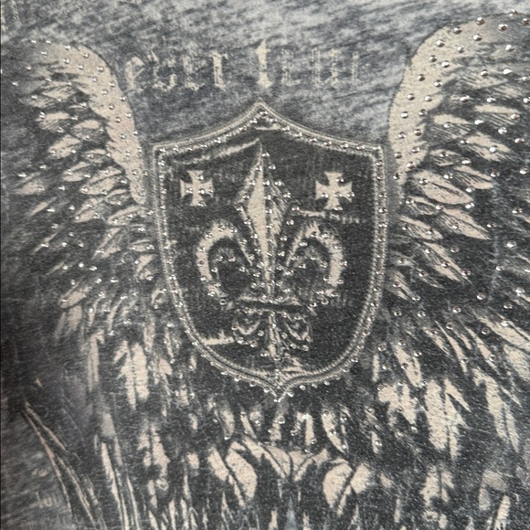 Cottyon gray y2k burnout tee shirt size medium - Picture 6 of 6